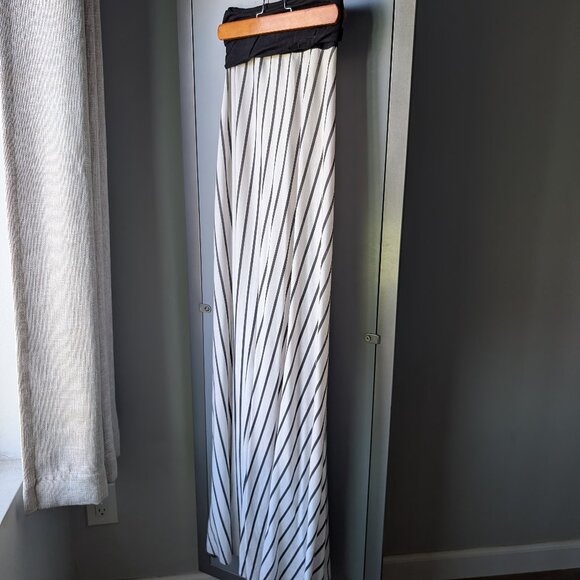 black and white convertible maxi dres/skirt - Picture 1 of 3